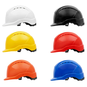 GUARD 5 - Bauhelm mit Drehradsystem für stufenweise Größenregulierung - DIN EN 397