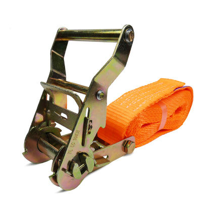 4 pcs. Lashing straps with ratchet / 35mm x 4m - ratchet strap in one piece - lashing straps - 2000 daN