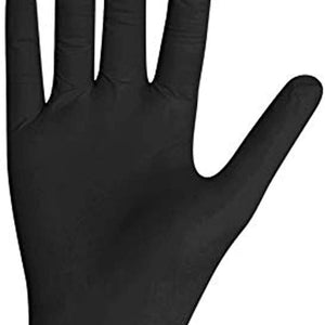 200 Stck. Einweghandschuhe von GUARD 5 - schwarze Nitril-Handschuhe puderfrei